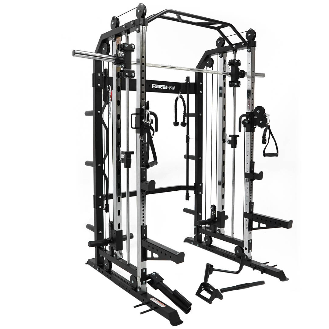 Force USA G3 All-In-One Trainer - Rack, Smith Machine e Multifuncionais + Polias