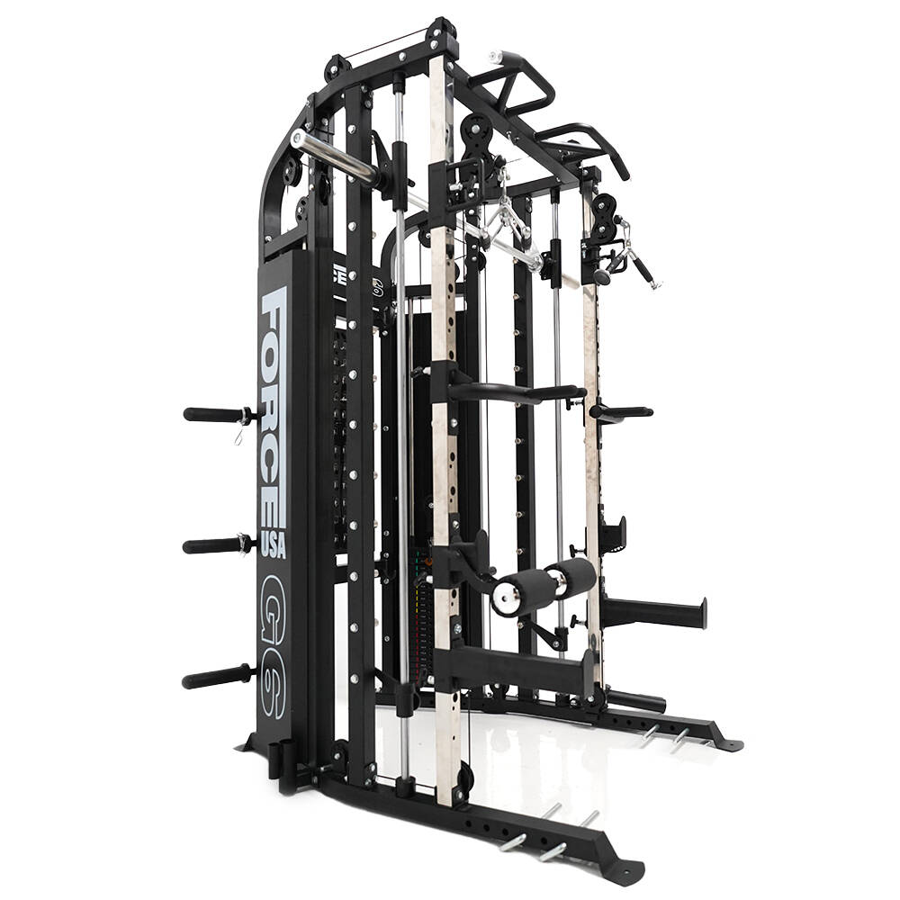 Force USA G6 All-In-One Trainer - Rack, Máquina Smith, Multifunções + Polia Dupla Ajustável