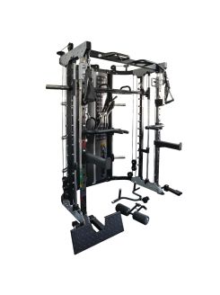 Force USA G12 All-In-One Trainer - Polia Dupla (90,5 kg), Smith Machine, Multipower, Rack e Leg Press